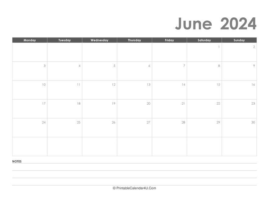 Editable June 2024 Calendar Word Calendar May 2024 Holidays