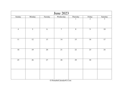 june 2023 editable calendar with holidays