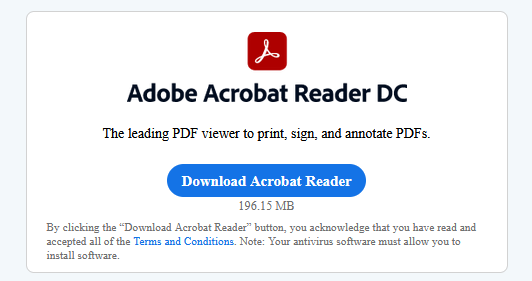 install pdf reader