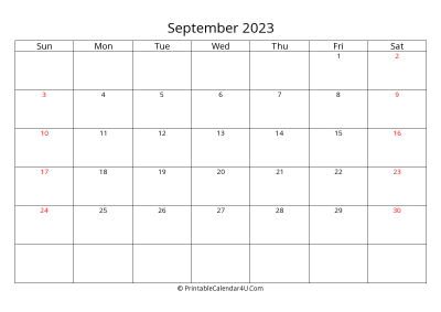 september 2023 calendar printable with uk bank holidays