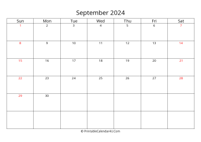september 2024 calendar printable with uk bank holidays